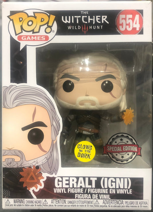 The Witcher 3: Wild Hunt - Geralt Glow US Exclusive Pop! Vinyl