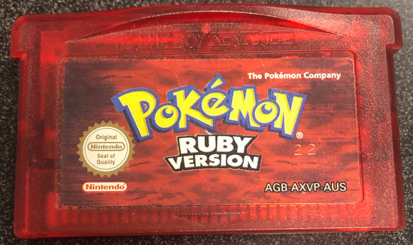 Pokemon Ruby Version Gameboy Advance Cartridge Only