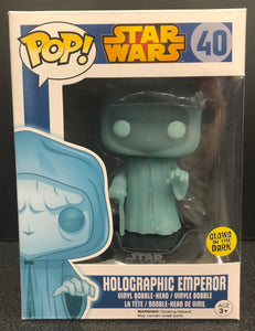 Star Wars Holographic Emperor Pop! Vinyl