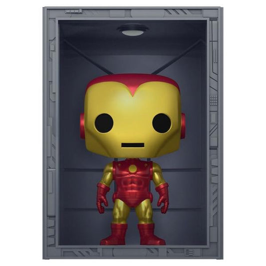 Marvel Comics - Hall of Armor: Iron Man Model IV Metallic US Exclusive Pop! Vinyl Deluxe - Gametraders Modbury Heights