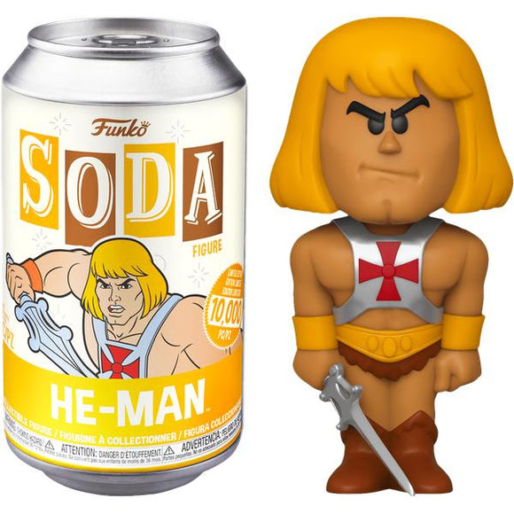 Masters of the Universe - He-Man Vinyl SODA Figure in Collector Can