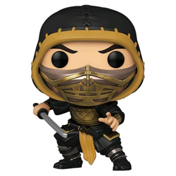 Mortal Kombat (2021) - Scorpion Metallic Pop! Vinyl - Gametraders Modbury Heights