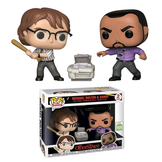 Office Space - Samir & Michael Bolton ECCC 2019 US Exclusive Pop! Vinyl 2 - pack - Gametraders Modbury Heights
