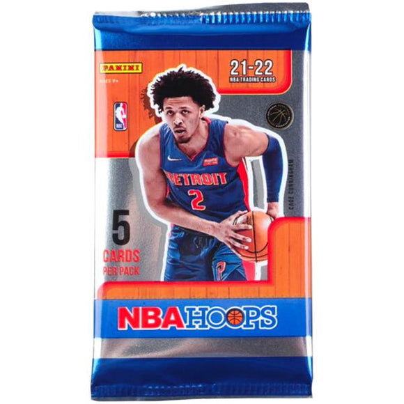 PANINI 2021-22 Hoops Basketball 5 Card Booster Pack