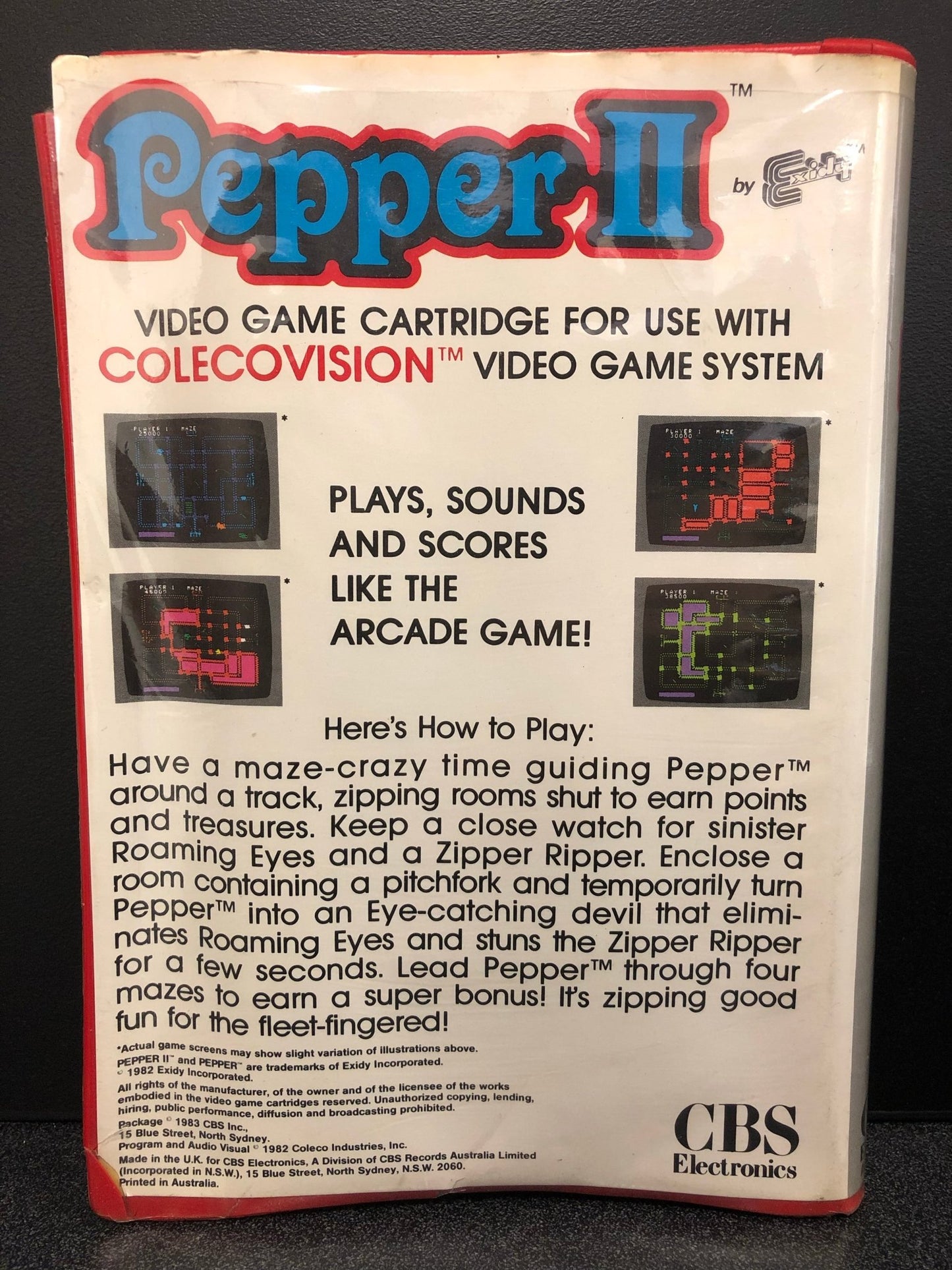 Pepper 2 Colecovision - Gametraders Modbury Heights