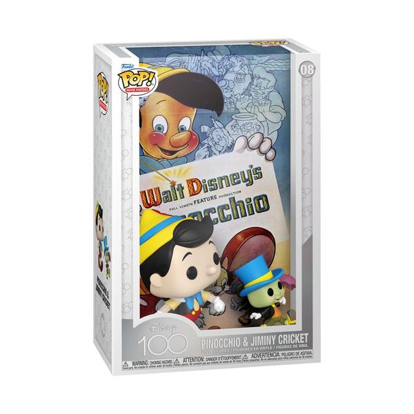 Pinocchio (1940) - Pinocchio & Jiminy Cricket Pop! Vinyl Poster - Gametraders Modbury Heights