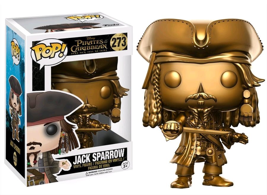 Pirates of the Caribbean 5: Jack Sparrow Gold US Exclusive Pop! Vinyl - Gametraders Modbury Heights