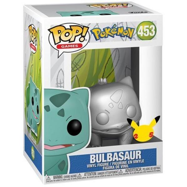 Pokemon - Bulbasaur Silver Metallic 25th Anniversary US Exclusive 10" Pop! Vinyl - Gametraders Modbury Heights