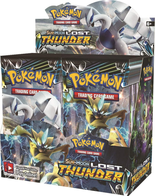 Pokemon TCG Sun & Moon Lost Thunder Sealed Booster Box - Gametraders Modbury Heights