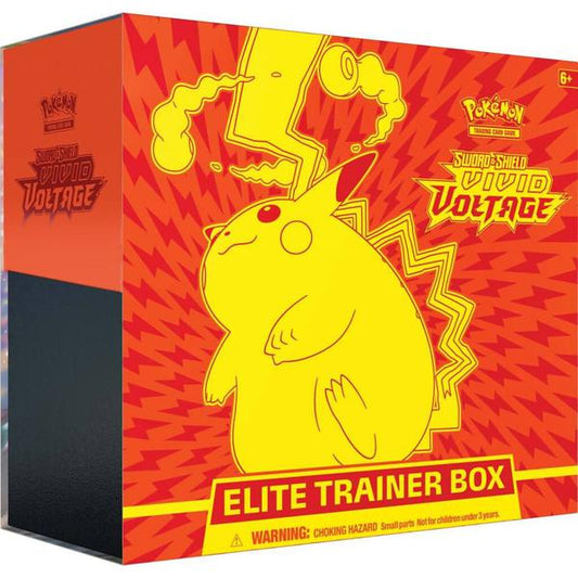 Pokemon TCG Sword and Shield - Vivid Voltage Elite Trainer Box - Gametraders Modbury Heights