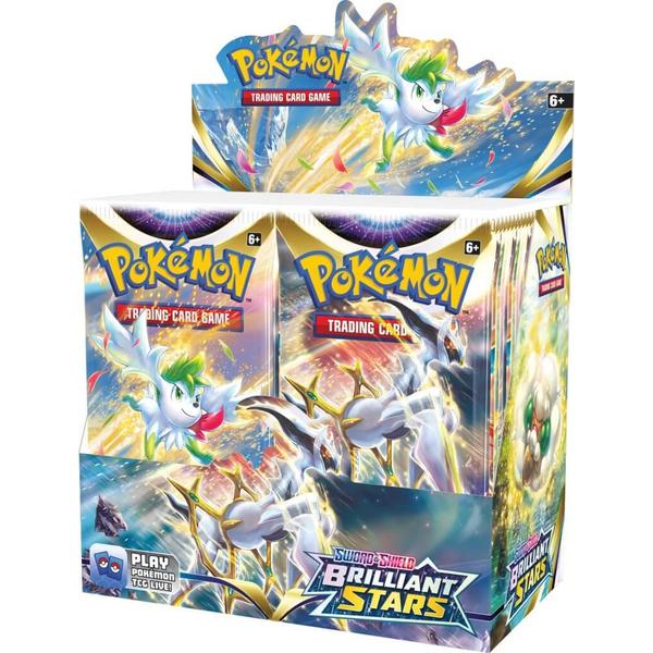 Pokemon TCG Sword & Shield Brilliant Stars Sealed Booster Box - Gametraders Modbury Heights
