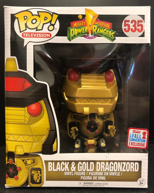 Power Rangers Black & Gold Dragonzord 2017 Pop! Vinyl - Gametraders Modbury Heights