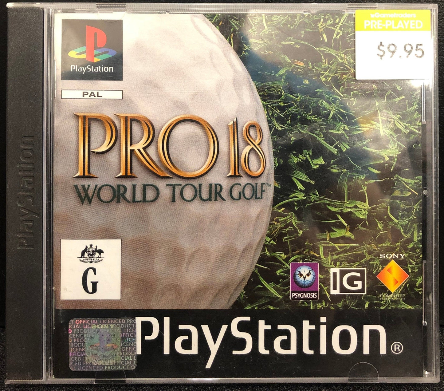 Pro 18: World Tour Golf PS1 - Gametraders Modbury Heights