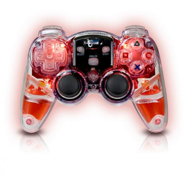 PS2 dreamGEAR Lava Glow Wireless Controller - Red - Gametraders Modbury Heights