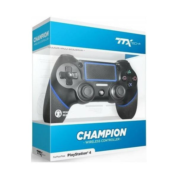 PS4 TTX Tech Champion Wireless Controller - Black
