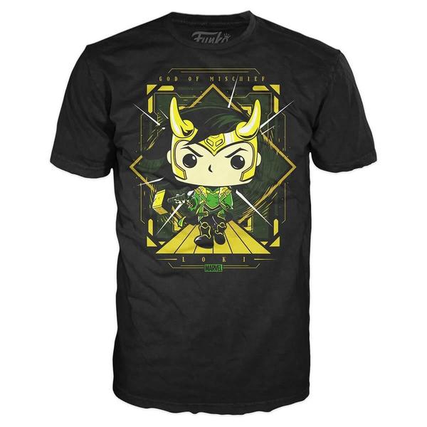PX Previews Marvel Loki Exclusive Mystery Funko Pop! & Medium Tee Bundle - Gametraders Modbury Heights