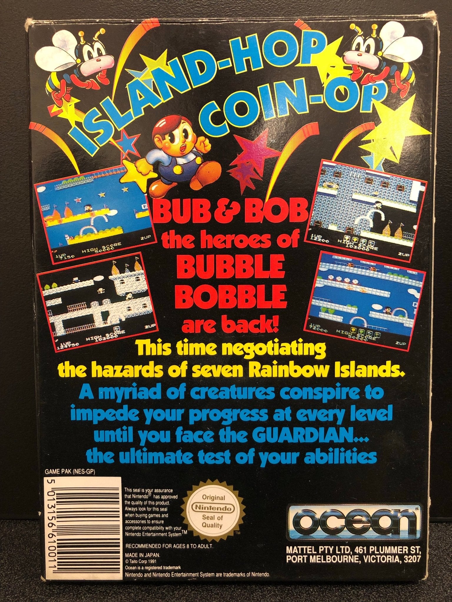 Rainbow Islands Bubble Bobble 2 NES Boxed - Gametraders Modbury Heights
