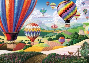 Ravensburger - Brilliant Balloons Jigsaw Puzzle 500 Pieces Large Format - Gametraders Modbury Heights