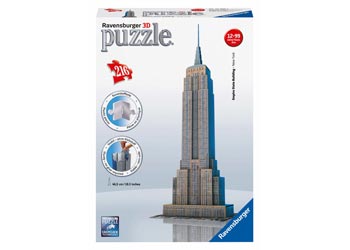 Ravensburger - Empire State Building 3D Jigsaw Puzzle 216 Pieces - Gametraders Modbury Heights