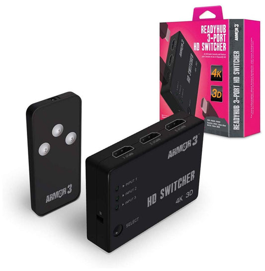 ReadyHub 3 - Port HD Switcher for HD Game Consoles & Devices - Armor3 - Gametraders Modbury Heights