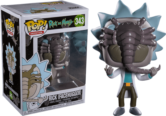 Rick and Morty - Rick with Facehugger US Exclusive Pop! Vinyl - Gametraders Modbury Heights