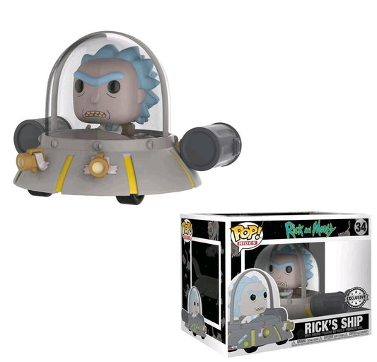 Rick and Morty - Rick's Ship US Exclusive Pop! Vinyl - Gametraders Modbury Heights