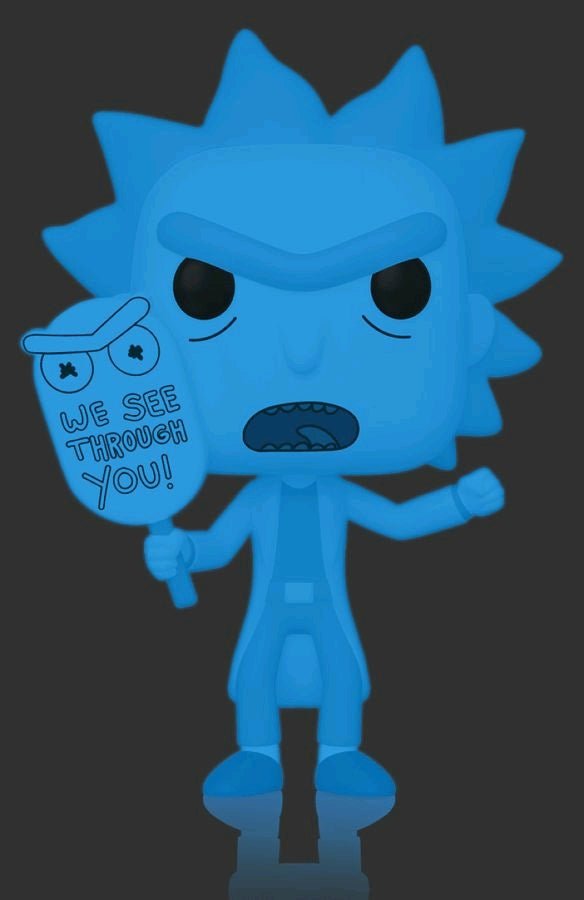 Rick & Morty - Hologram Rick (See You) Glow US Exclusive Pop! Vinyl - Gametraders Modbury Heights