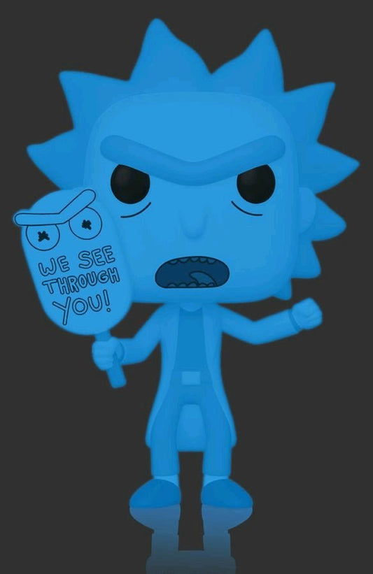 Rick & Morty - Hologram Rick (See You) Glow US Exclusive Pop! Vinyl - Gametraders Modbury Heights