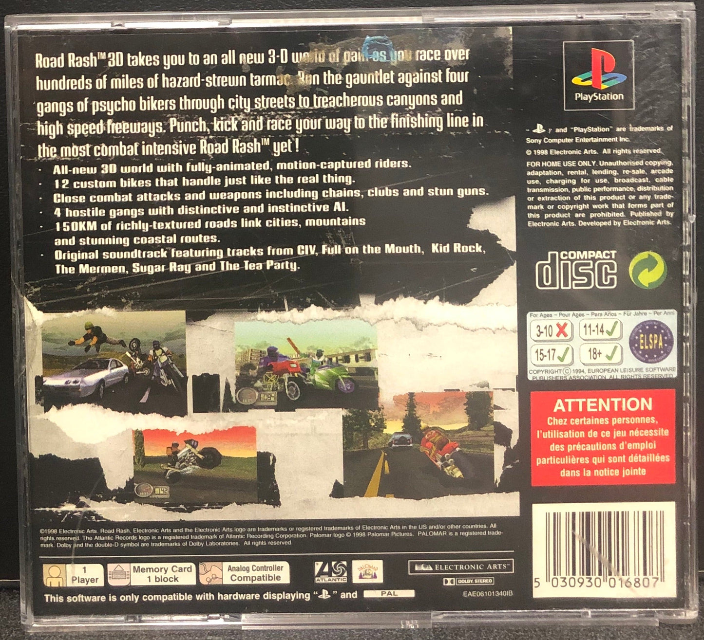 Road Rash 3D PS1 - Gametraders Modbury Heights