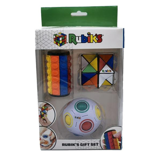 Rubiks Gift Set (Includes Rainbow Ball, Magic Star, Tower Twister) - Gametraders Modbury Heights