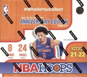 PANINI 2021-22 Hoops Basketball Retail Booster Box