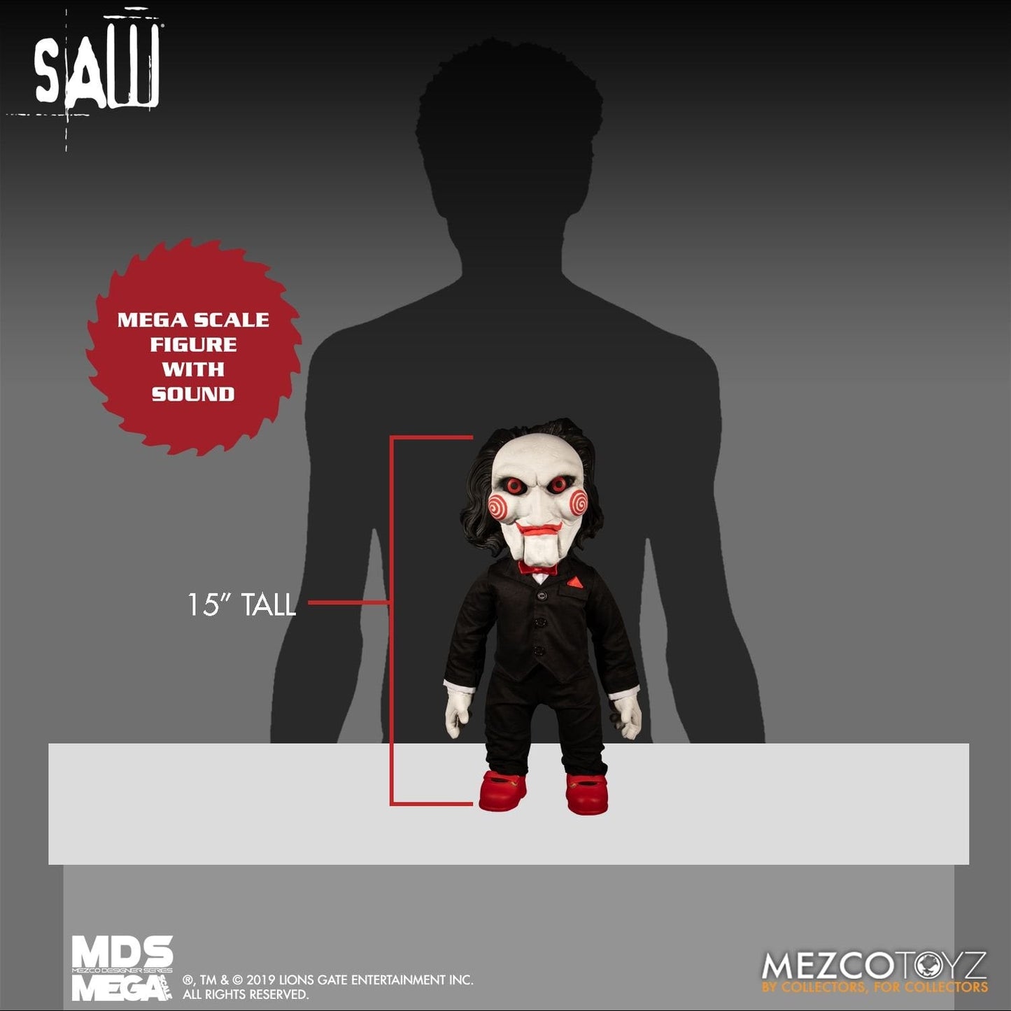 Saw - Talking Billy 15" Mega Figure - Gametraders Modbury Heights