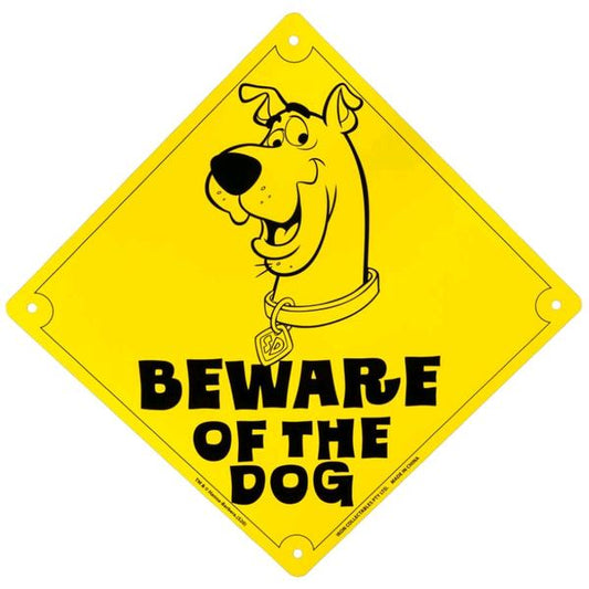 Scooby Doo - Beware of the Dog Tin Sign - Gametraders Modbury Heights