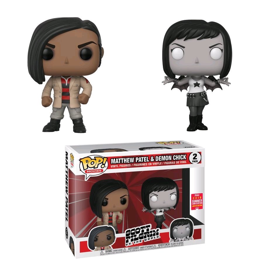 Scott Pilgrim - Matthew & Demon Chick SDCC 2018 US Exclusive Pop! Vinyl 2 - pack - Gametraders Modbury Heights