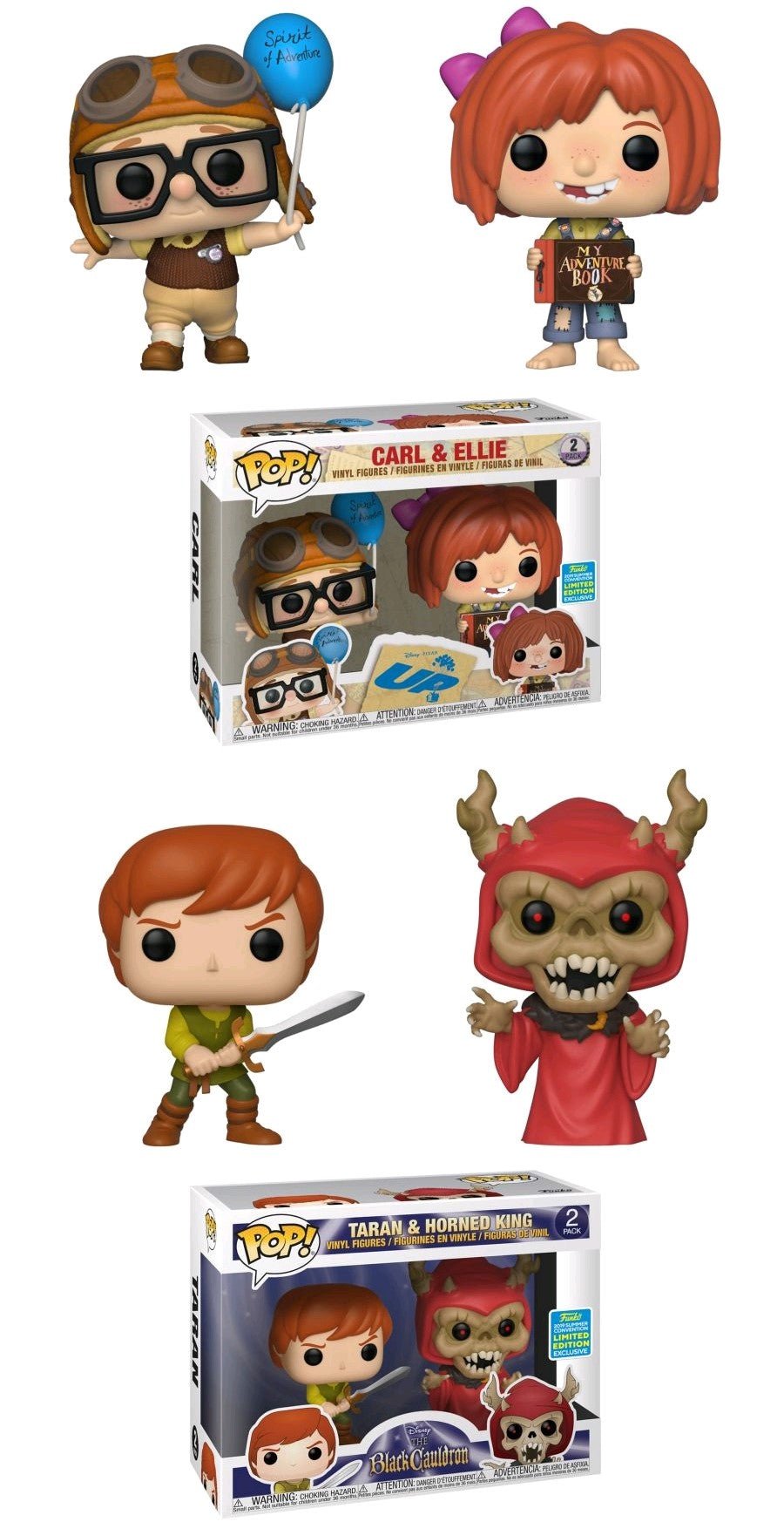 SDCC Bundle 6 Up/Black Cauldron Pop! Vinyl 2pk SD19 - Gametraders Modbury Heights