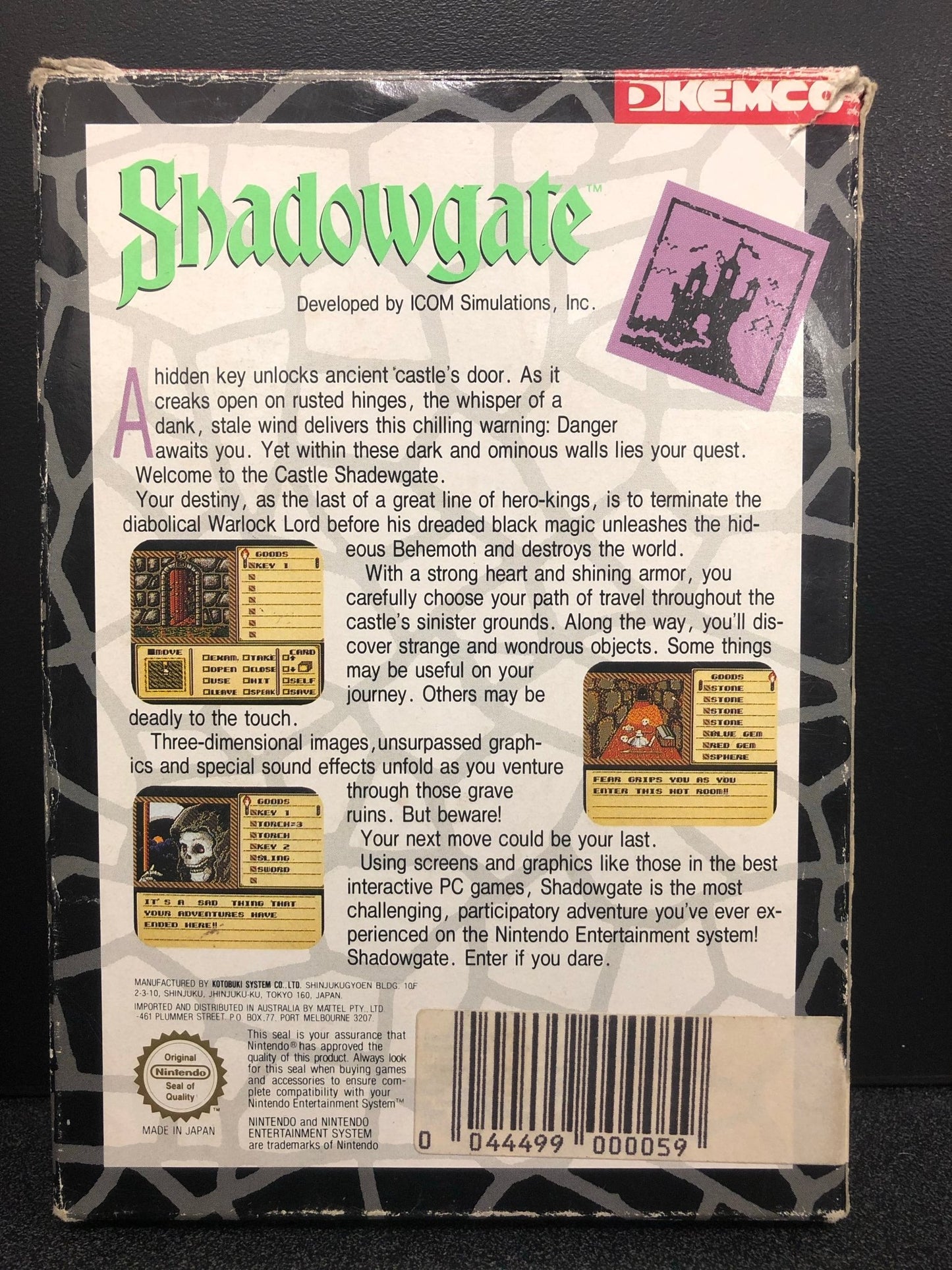 Shadowgate NES Boxed - Gametraders Modbury Heights