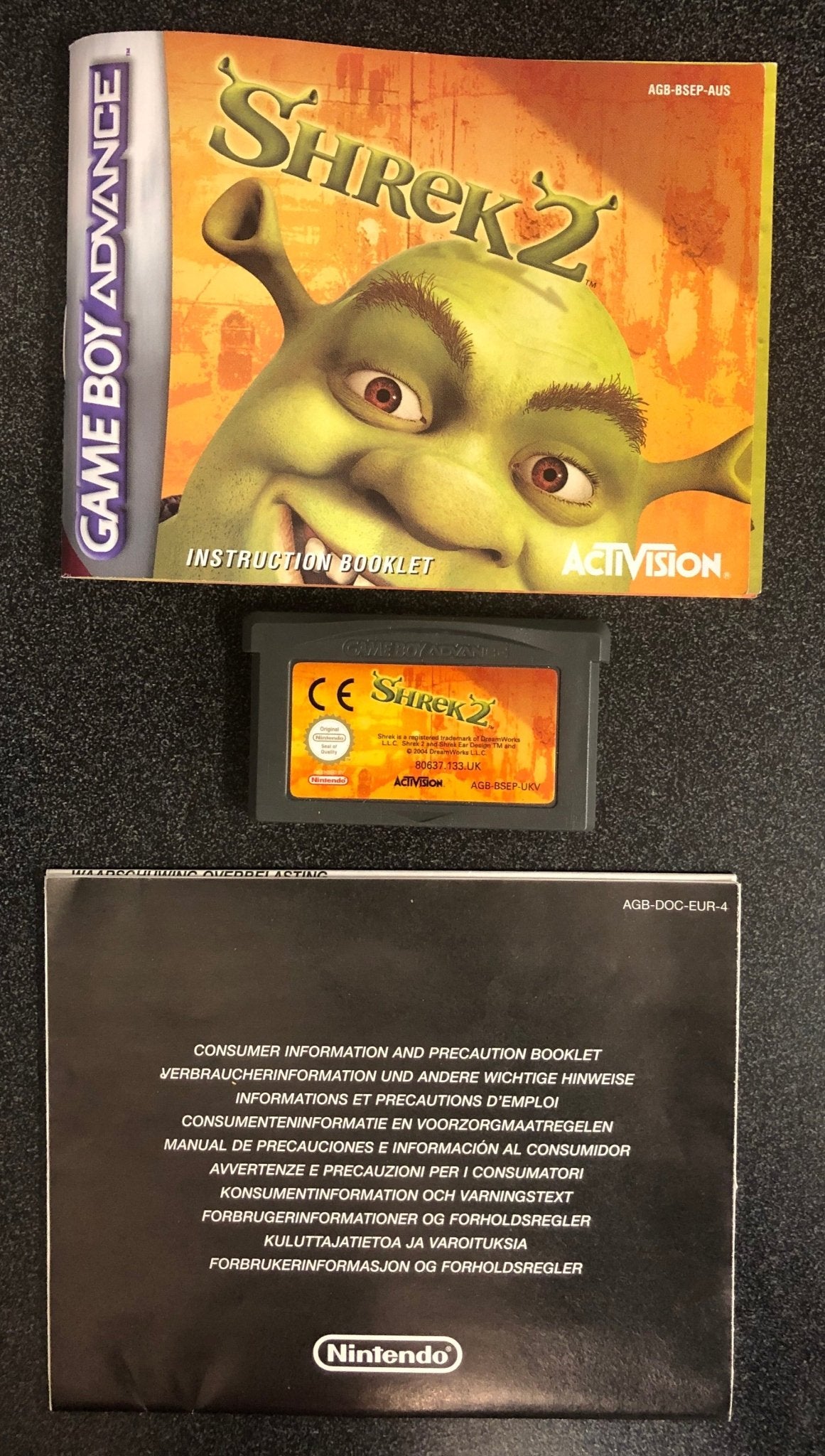 Shrek 2 Gameboy Advance - Gametraders Modbury Heights