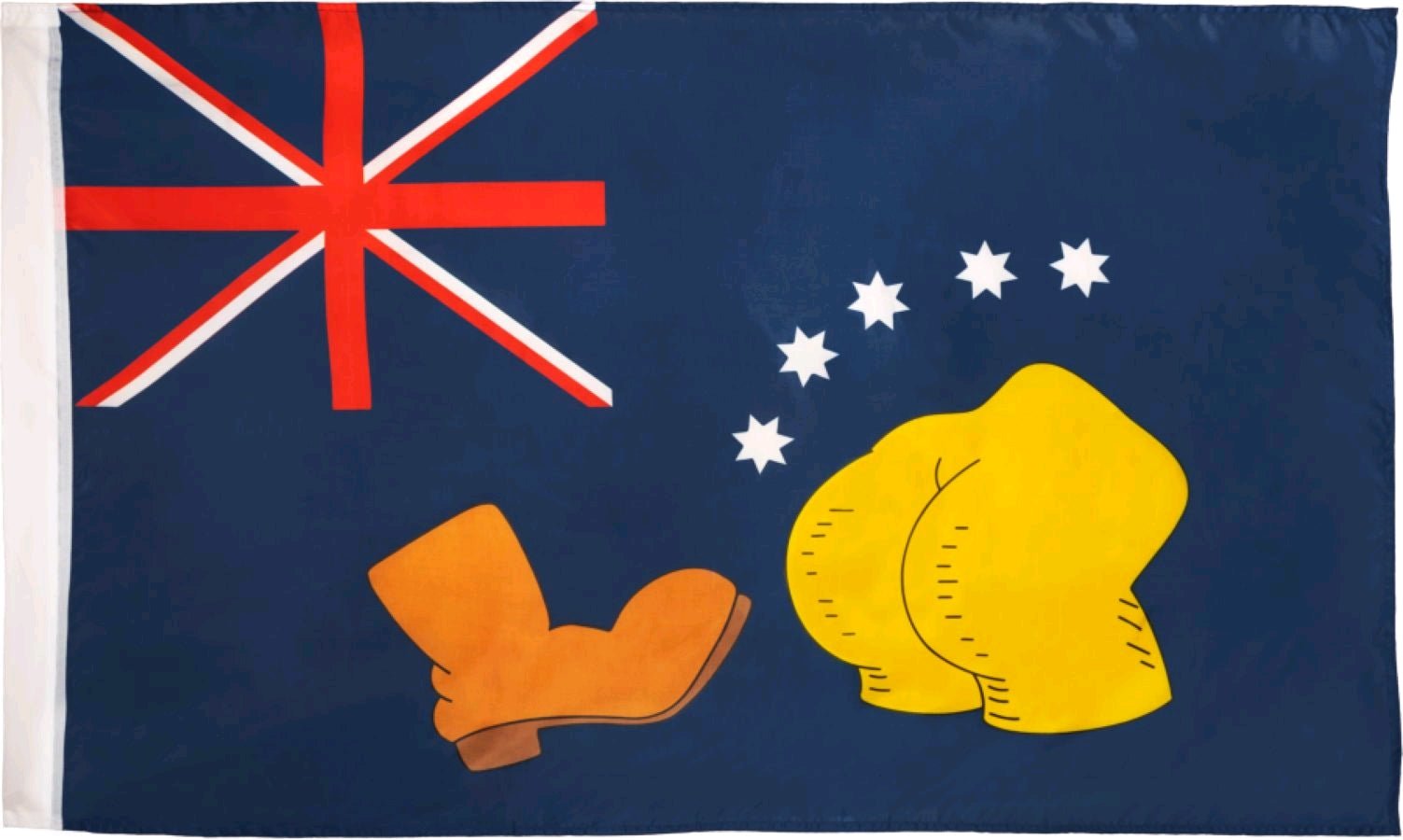 Simpsons - Bart V Australia Replica Flag - Gametraders Modbury Heights