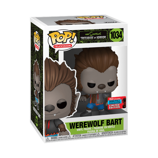 Simpsons - Bart Wolfman Pop! Vinyl NY20 - Gametraders Modbury Heights