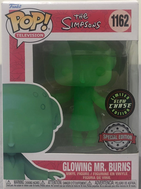 Simpsons - Mr Burns Radioactive Glowing US Exclusive CHASE Pop! Vinyl - Gametraders Modbury Heights