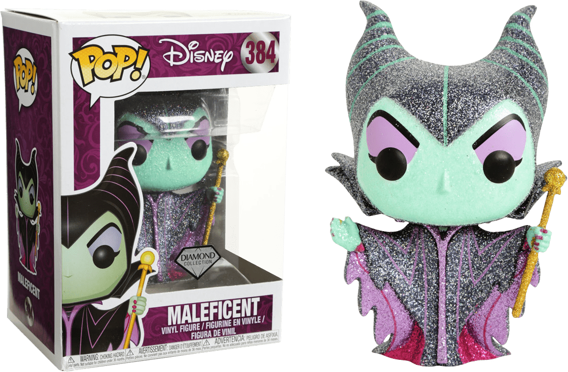 Sleeping Beauty - Maleficent Diamond Glitter US Exclusive Pop! Vinyl - Gametraders Modbury Heights