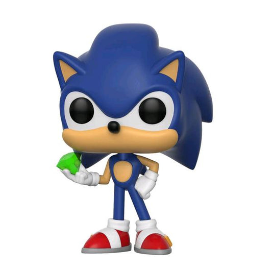Sonic the Hedgehog - Sonic with Emerald Pop! Vinyl - Gametraders Modbury Heights