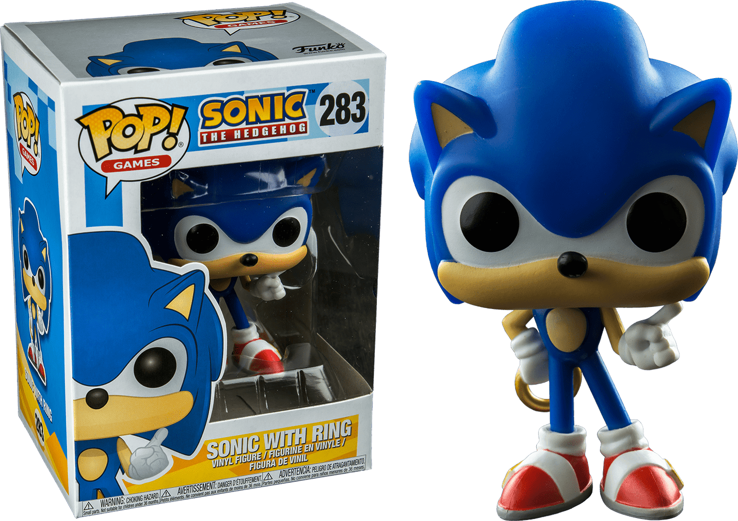 Sonic the Hedgehog - Sonic with Ring Pop! Vinyl - Gametraders Modbury Heights
