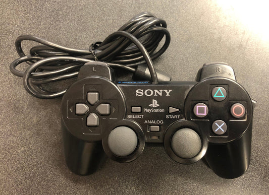 Sony PS2 Genuine Controller Black - Gametraders Modbury Heights