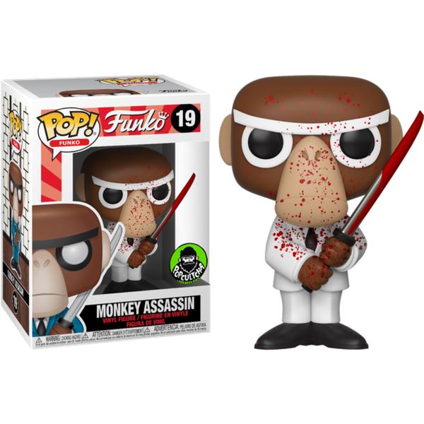 Spastik Plastik - Monkey Assassin Blood Splattered Pop! Vinyl - Gametraders Modbury Heights