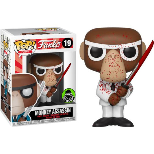 Spastik Plastik - Monkey Assassin Blood Splattered Pop! Vinyl - Gametraders Modbury Heights