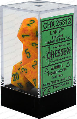 Chessex Speckled Lotus 7-Die Set CHX25312