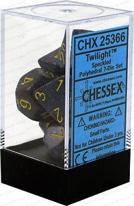 Chessex Speckled Twilight 7-Die Set CHX25366
