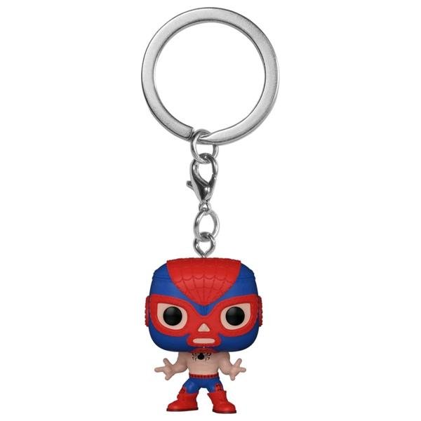Spider - Man - Luchadore Spider - Man Pocket Pop! Vinyl Keychain - Gametraders Modbury Heights