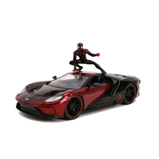 Spider - Man - Miles Morales 2017 Ford GT 1:24 Scale Hollywood Ride - Gametraders Modbury Heights